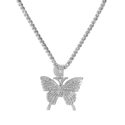 Load image into Gallery viewer, Butterfly Pendant Necklace
